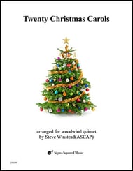 Twenty Christmas Carols Woodwind Quintet cover Thumbnail